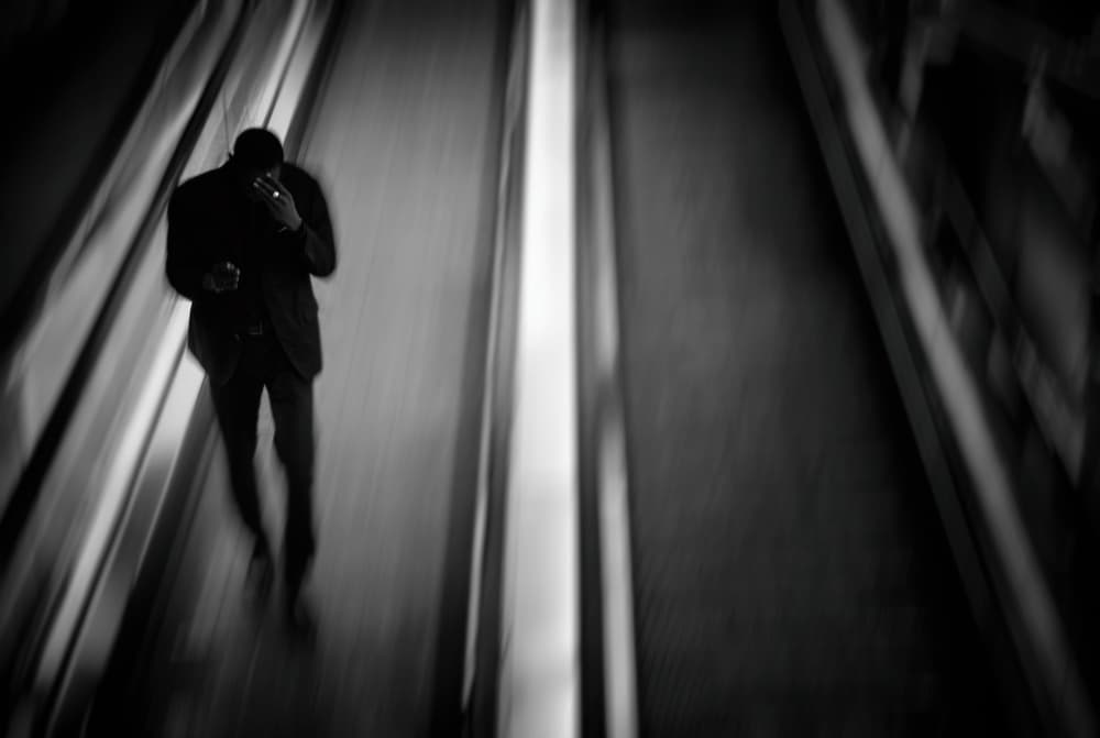 Urban Commuter Blur by IB Ross Rossi — canvas wall art