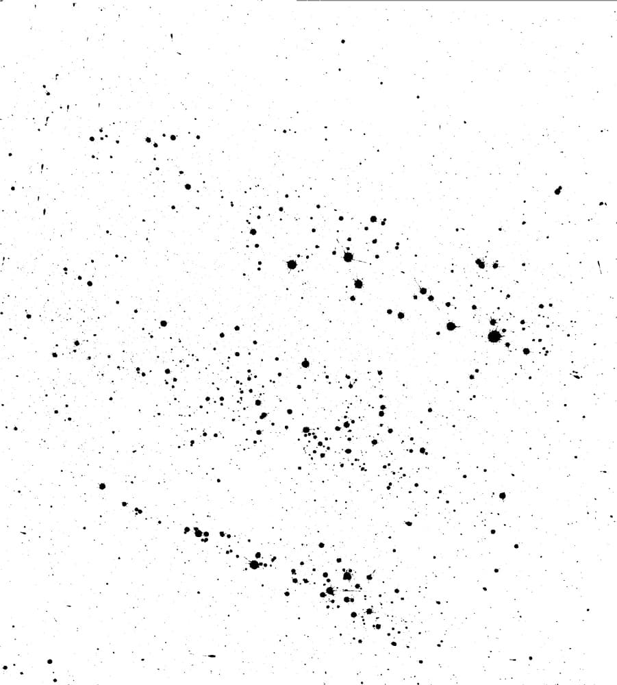 Abstract Ink Splatters by Marika Barsrsind — canvas wall art