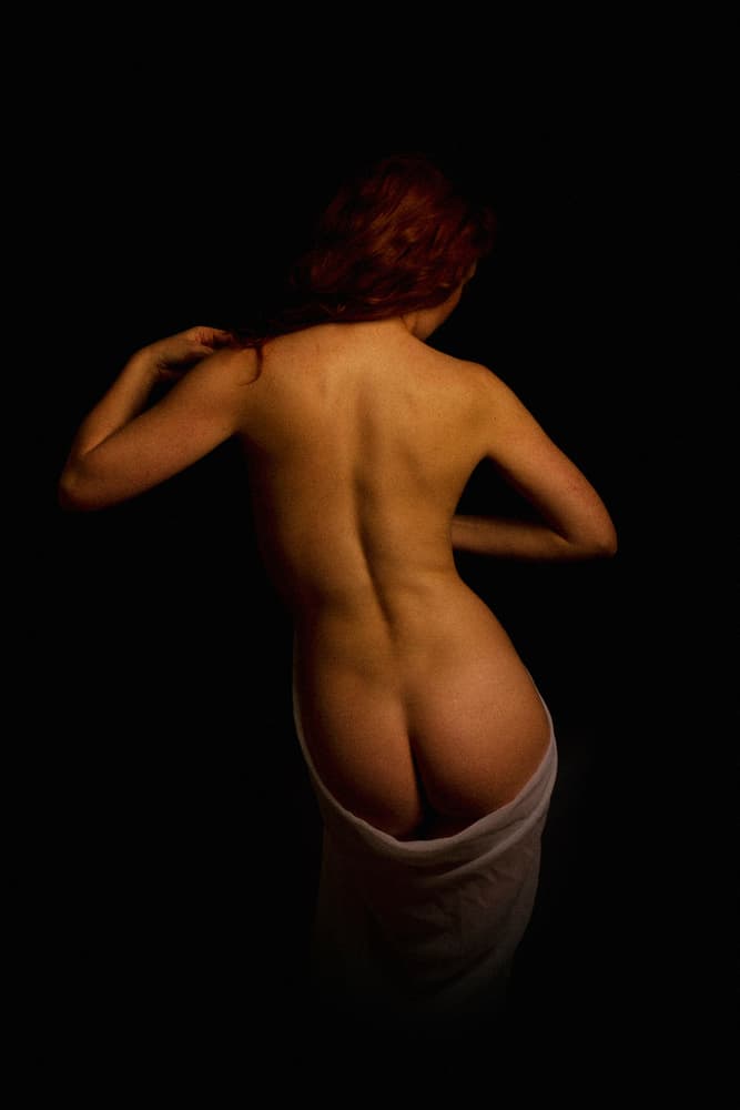 Elegant Female Form by Hardik Pandya — canvas wall art