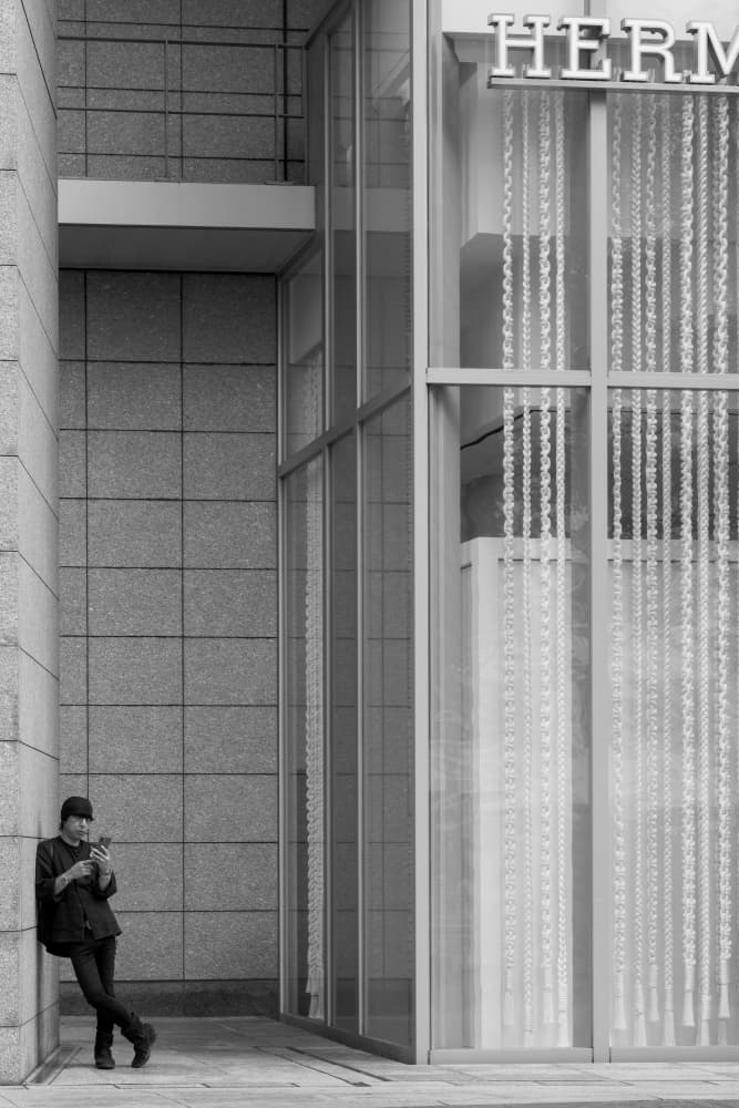 Modern City Pause by KAZUTAKA niigata — canvas wall art