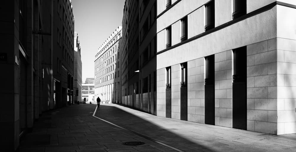 Dramatic Urban Shadows by Julien Oncete — canvas wall art