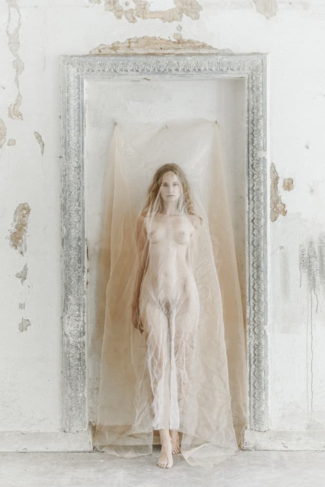 Ethereal Nude Veil by Ruslan Bolgov — canvas wall art