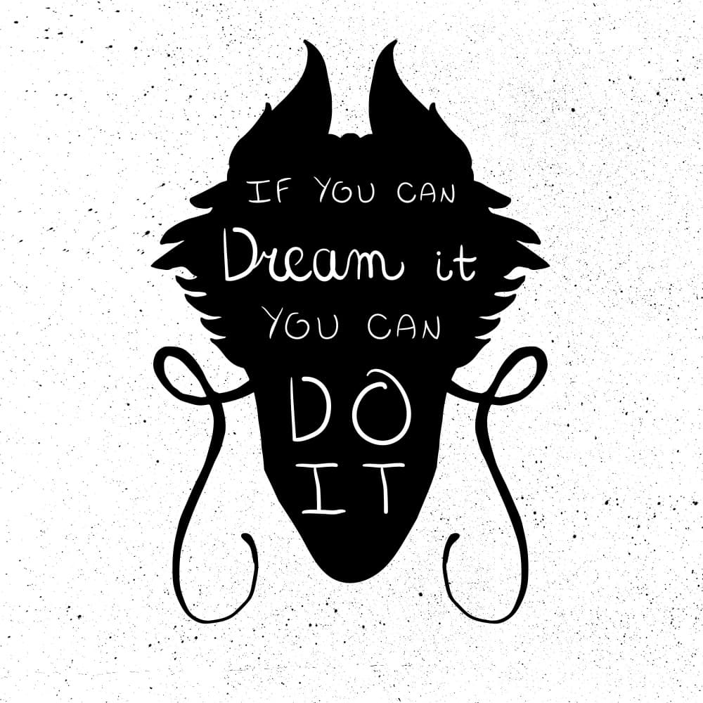 Dream It Do It by Marika Barsrsind — canvas wall art