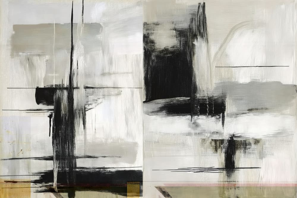 Bold Neutral Abstract by cartissi — canvas wall art