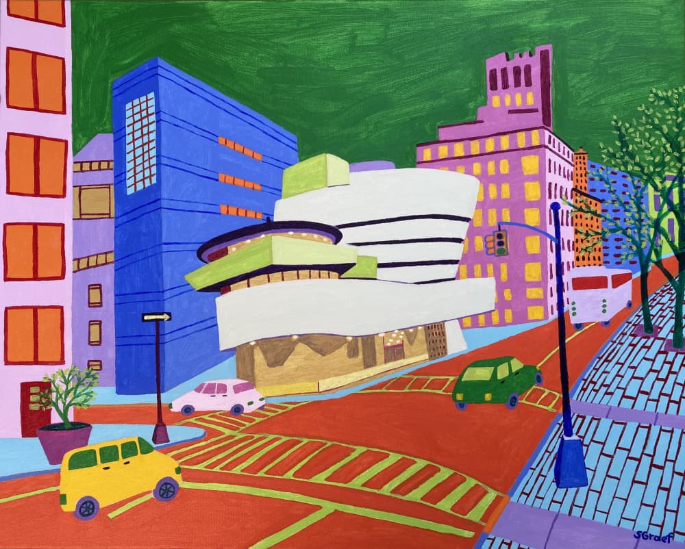 88th and 5th Avenue by Sue Graef — canvas wall art