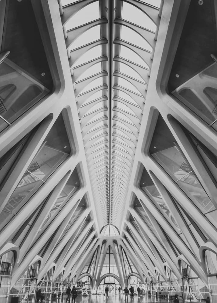 Grand Architectural Perspective by Frank Bruynseraede — canvas wall art