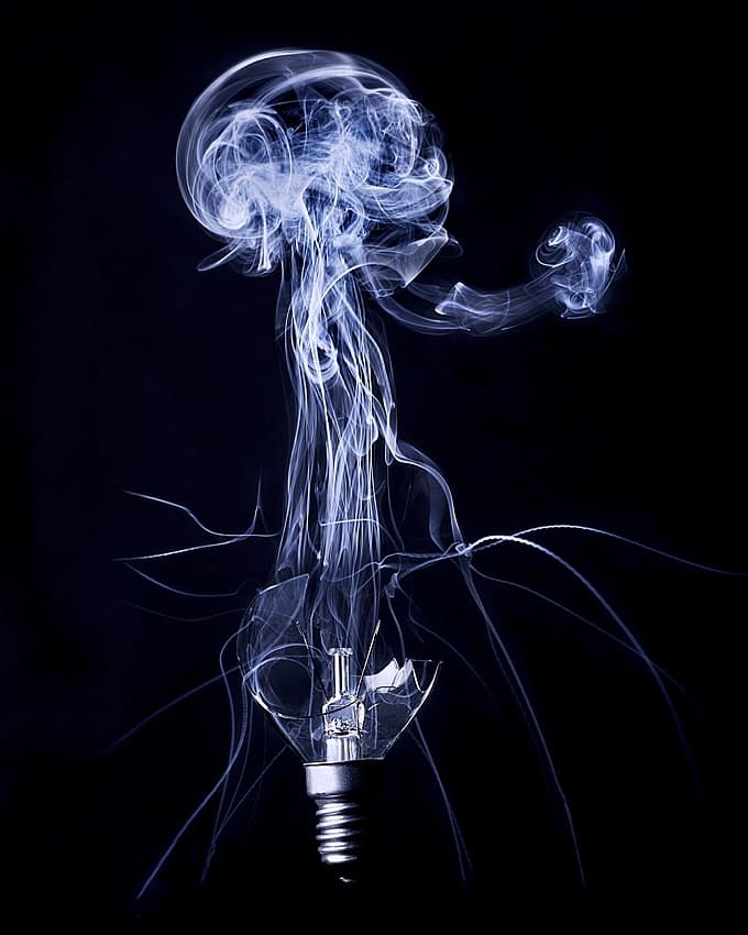 Creative Idea Smoke by Damiano Serra — canvas wall art