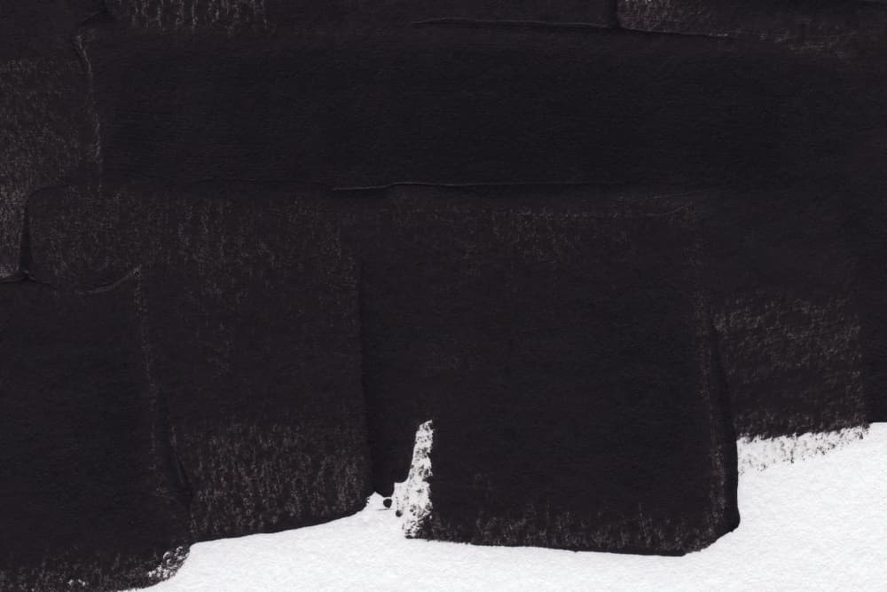 Deep Charcoal Dream by uplusmestudio — canvas wall art