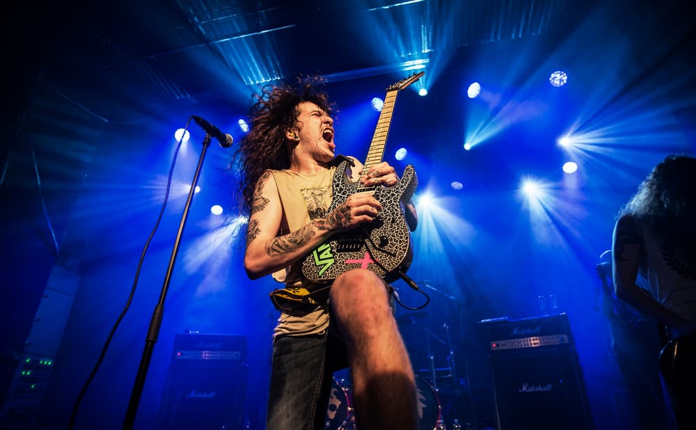 Live Rock Guitarist Energy by Jesse Kämäräinen — canvas wall art