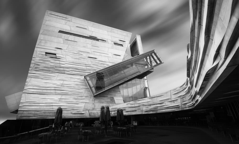 Sleek Modern Architecture by Anna Zhang — canvas wall art