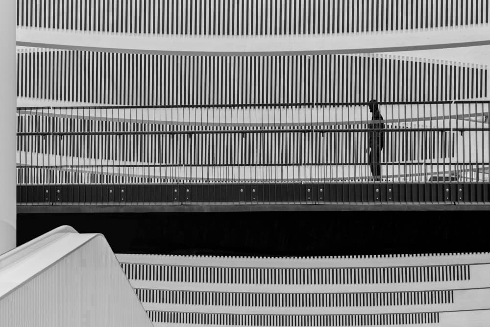 Solitary Figure Architecture by Theo Luycx — canvas wall art