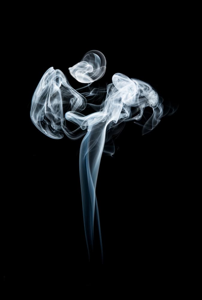 Ethereal Smoke Swirl by Jerry Berry — canvas wall art
