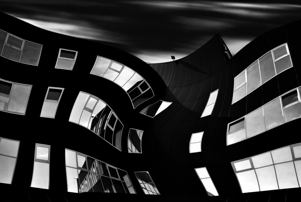 Modern Architectural Curves by Samanta Krivec — canvas wall art