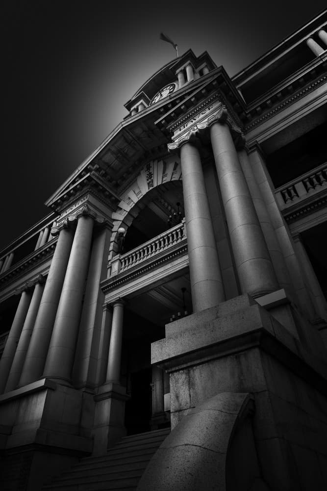 Imposing Classical Architecture by Alvin Wang — canvas wall art