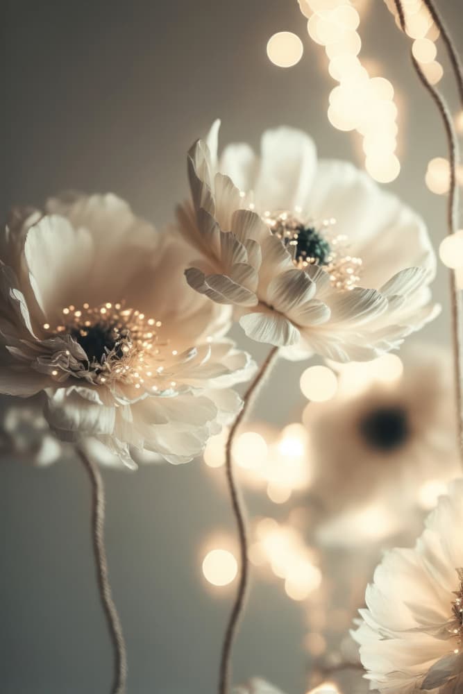 Petals and Glow by Treechild — canvas wall art