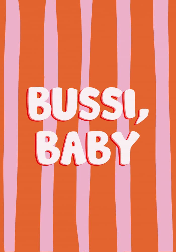 Bussi Baby Stripes by Neetesh Kumar — canvas wall art