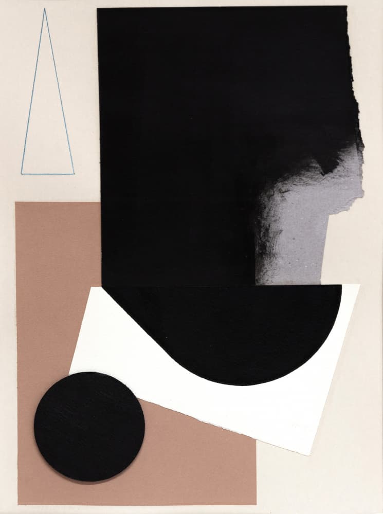Modern Abstract Shapes by Ildefonso Martín — canvas wall art
