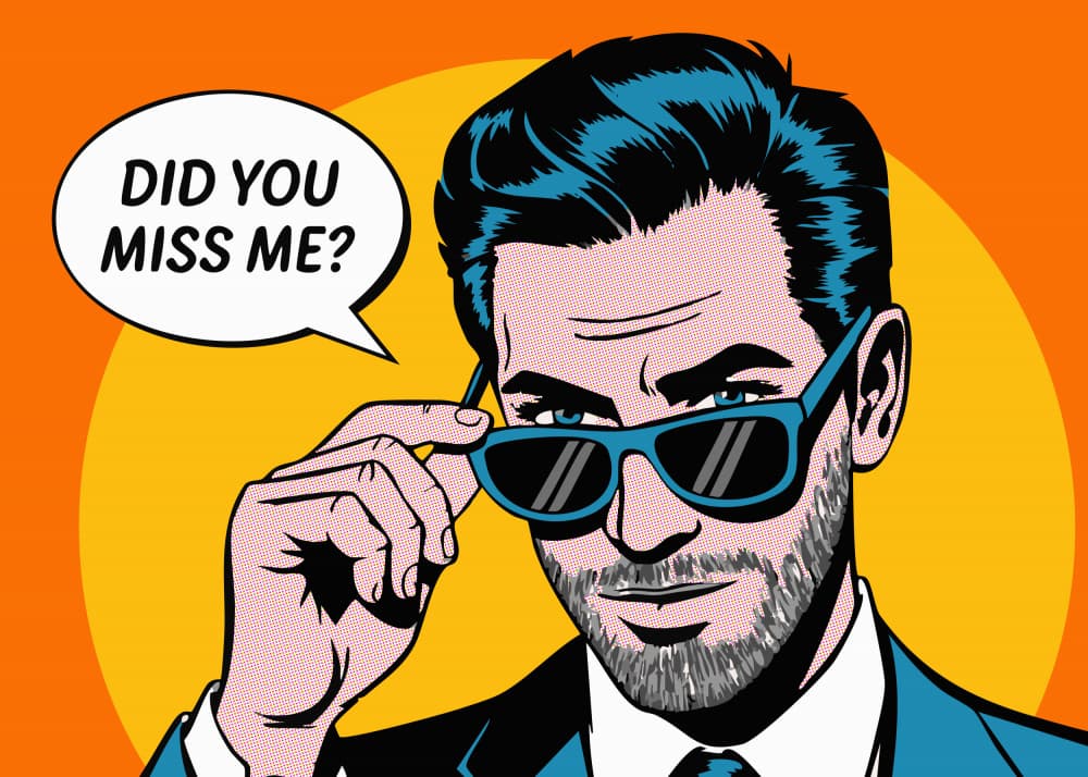 Confident Pop Art Man