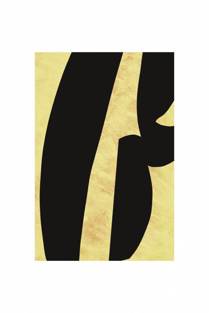Golden Calligraphy Script by cartissi — canvas wall art