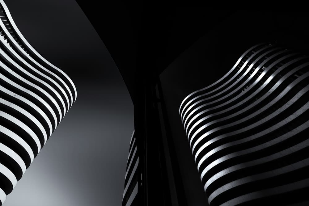 Modern Striped Architecture by Rolf Endermann — canvas wall art