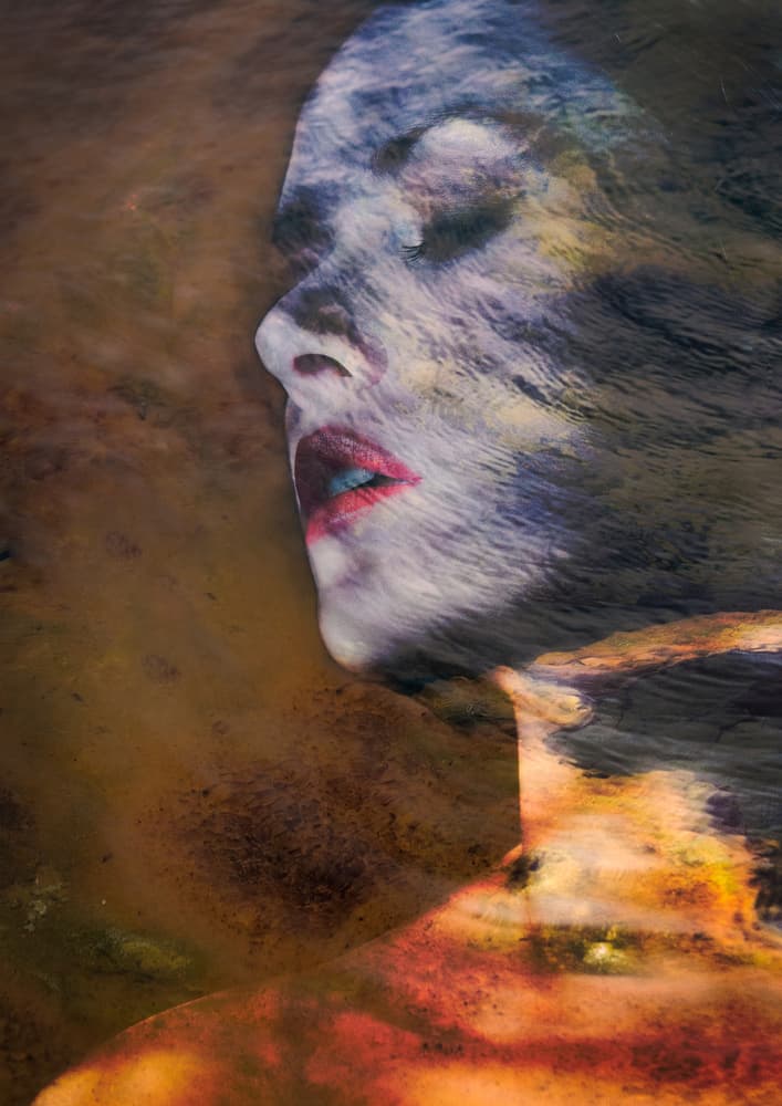 Dreamy Abstract Woman by Colin Dixon — canvas wall art