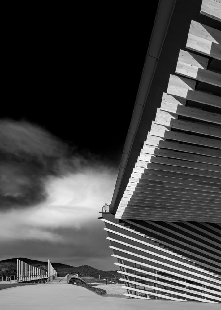 Dynamic Building Lines by ShikiRyu — canvas wall art
