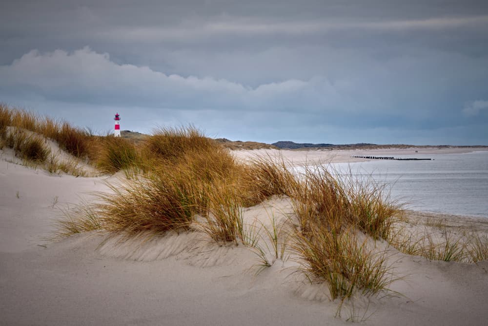 Lighthouse Over Dunes by Bodo Balzer — canvas wall art