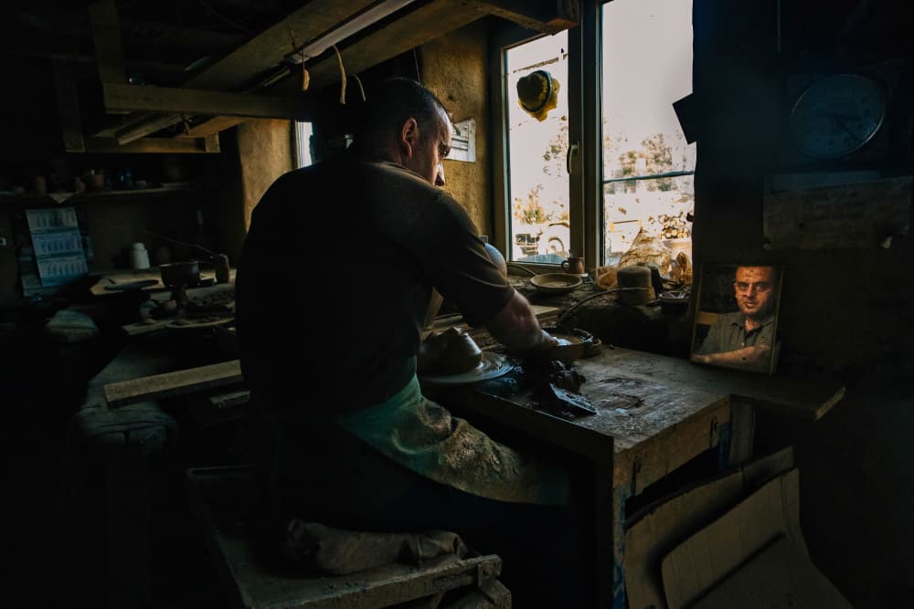 Craftsman's Workshop Reflection by M. Emre Erol — canvas wall art