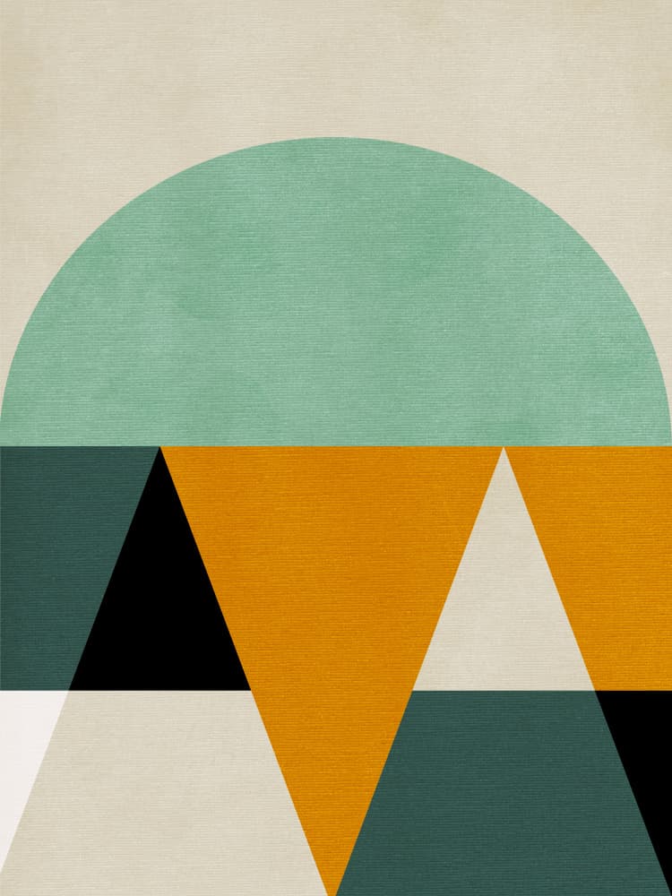 Rainbow Plus Shapes4 by Ana Rut Bre — canvas wall art