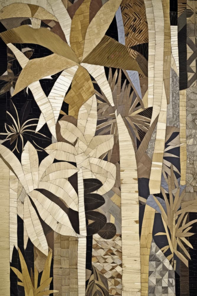 Tropical Tapestry by Treechild — canvas wall art
