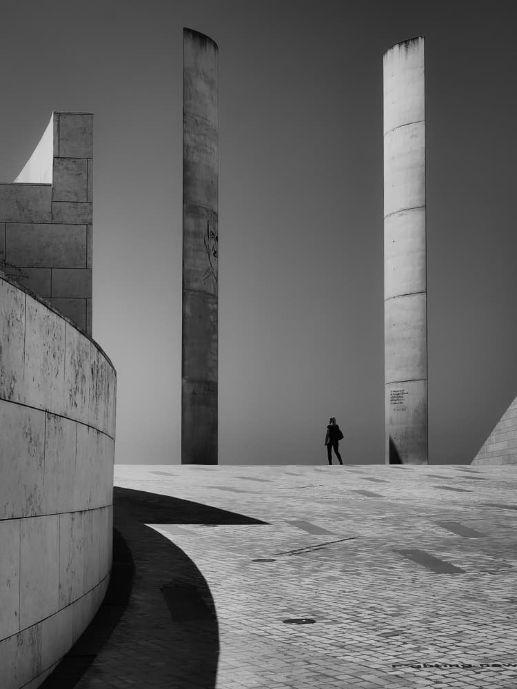 Architectural Solitude by Andy Bauer — canvas wall art