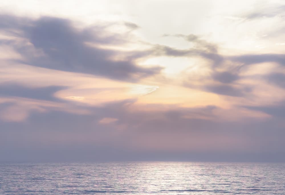 Soft Sea Twilight by Courtney Crane — canvas wall art