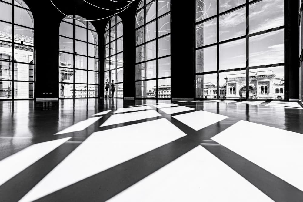 Architectural Light Play by Marco Tagliarino — canvas wall art