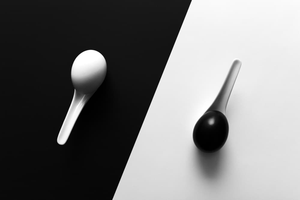 Opposite Spoons Balance by Peter Hrabinsky — canvas wall art