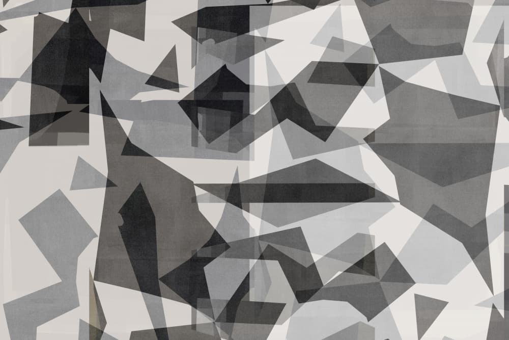 Geometric Abstract Layers by cartissi — canvas wall art