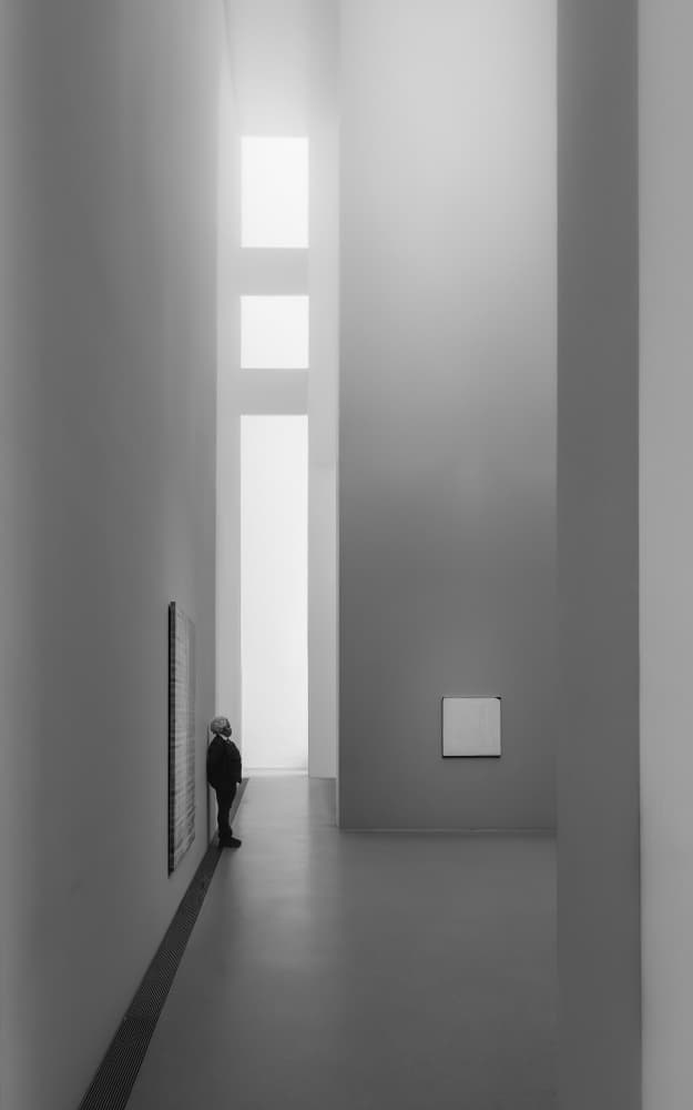 Minimalist Gallery Solitude by Andy Dauer — canvas wall art