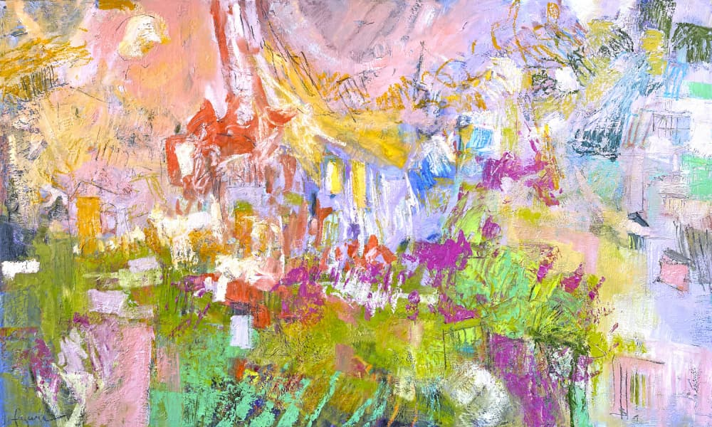 Vibrant Whirlwind by Dorothy Fagan — canvas wall art