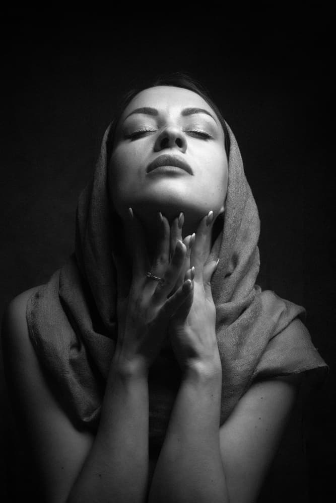 Serene Woman Portrait by Ruth Franke — canvas wall art