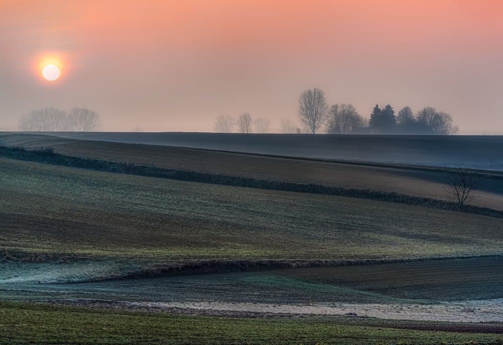 Misty Morning Fields by Slawomir Kowalczyk AFRP FIAP IAAP — canvas wall art