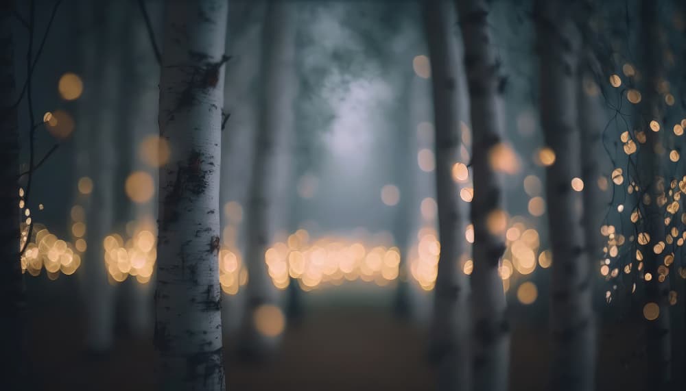 Enchanted Glow Forest by Treechild — canvas wall art