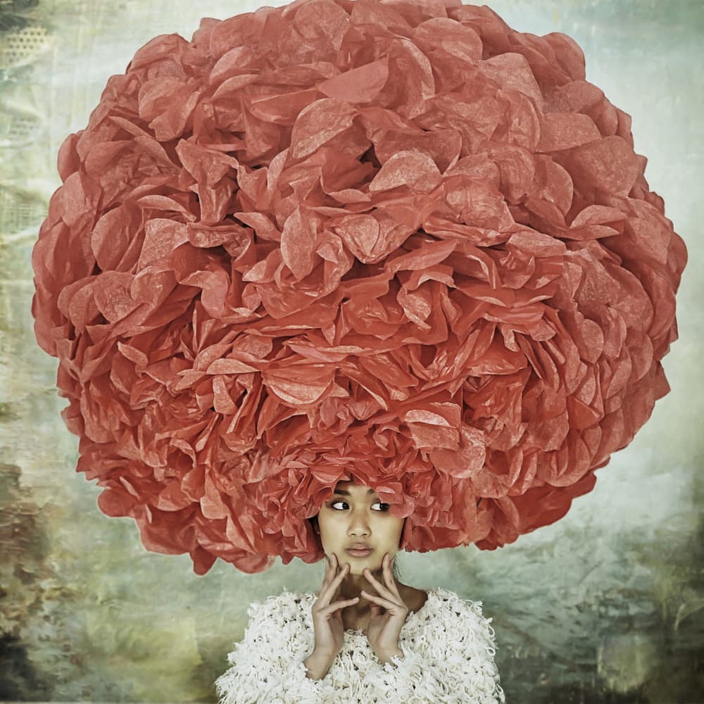 Crimson Petal Dream by kenp — canvas wall art