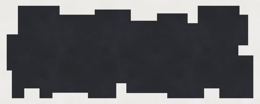 Black Geometric Form by Vitor Costa — canvas wall art