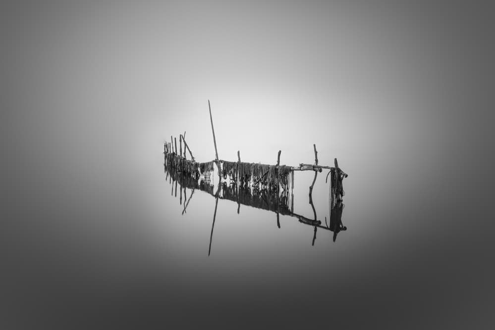 Misty Water Structure by Yuki Yatsushima — canvas wall art