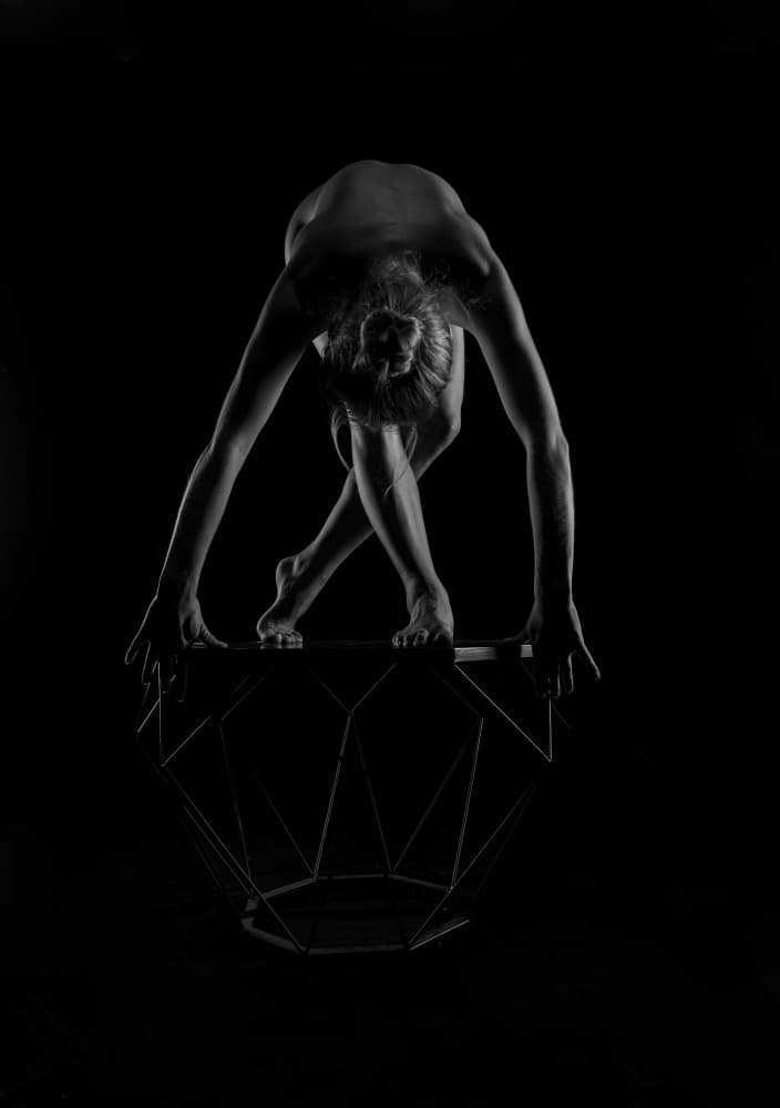 Geometric Dancer by Tran Van Truong — canvas wall art