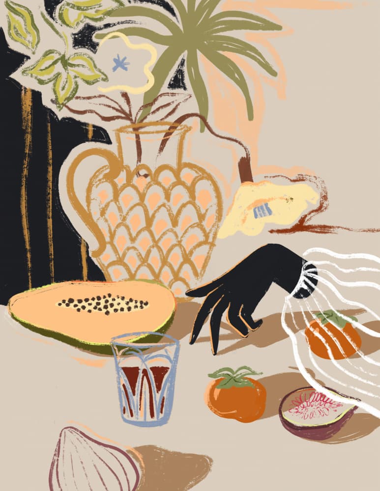 Fruitful Spread by Arty Guava — canvas wall art