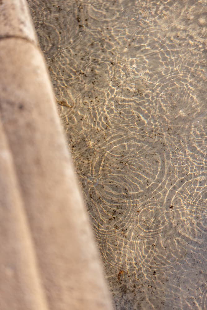 Sunlit Water Ripples by Mareike Böhmer — canvas wall art