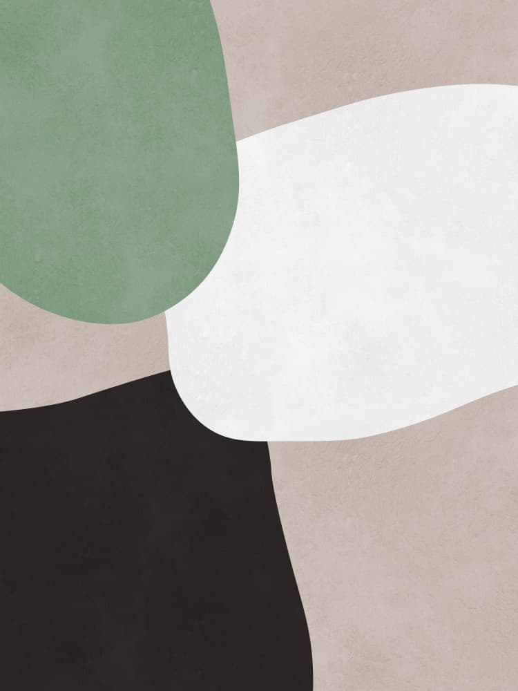 Modern Organic Forms by Vitor Costa — canvas wall art
