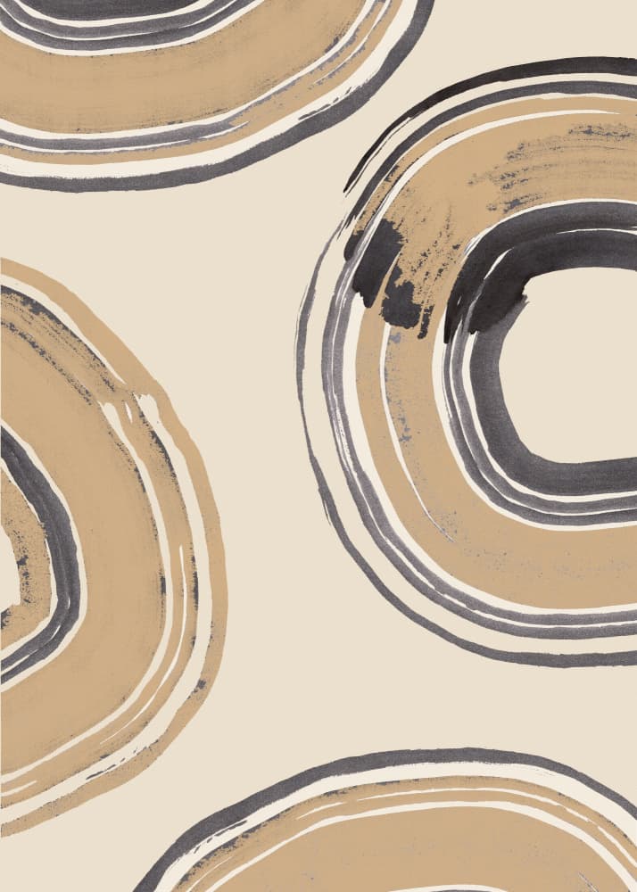 Neutral Abstract Curves by Pictufy Studio — canvas wall art