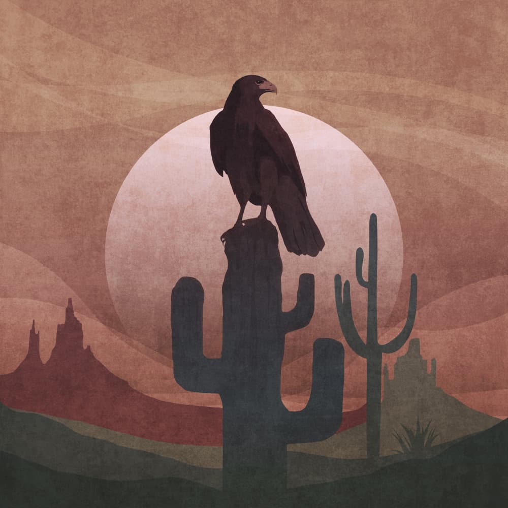 Desert Sentinel by Emel Tunaboylu — canvas wall art