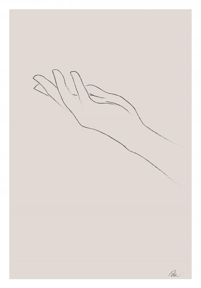 Open Hand Gesture by Pictufy Studio II — canvas wall art